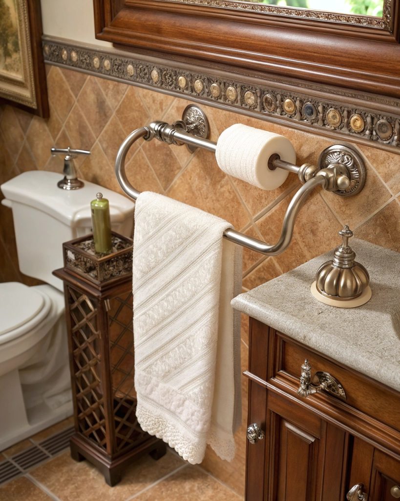 Accessoires en métal rétro