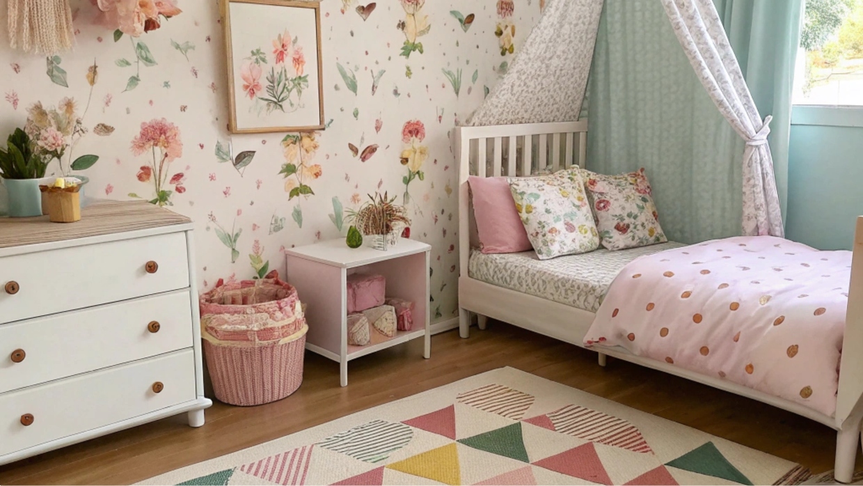chambre enfant vintage