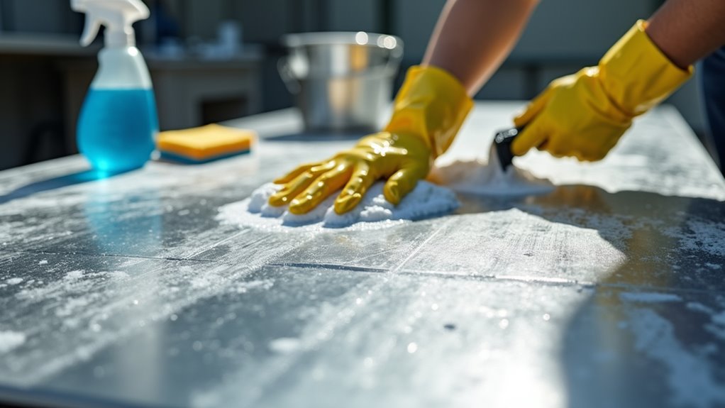 importance de nettoyer l'aluminium