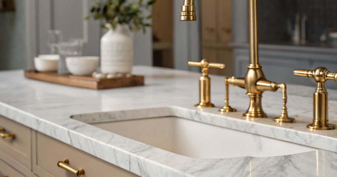 rénovation cuisine laiton