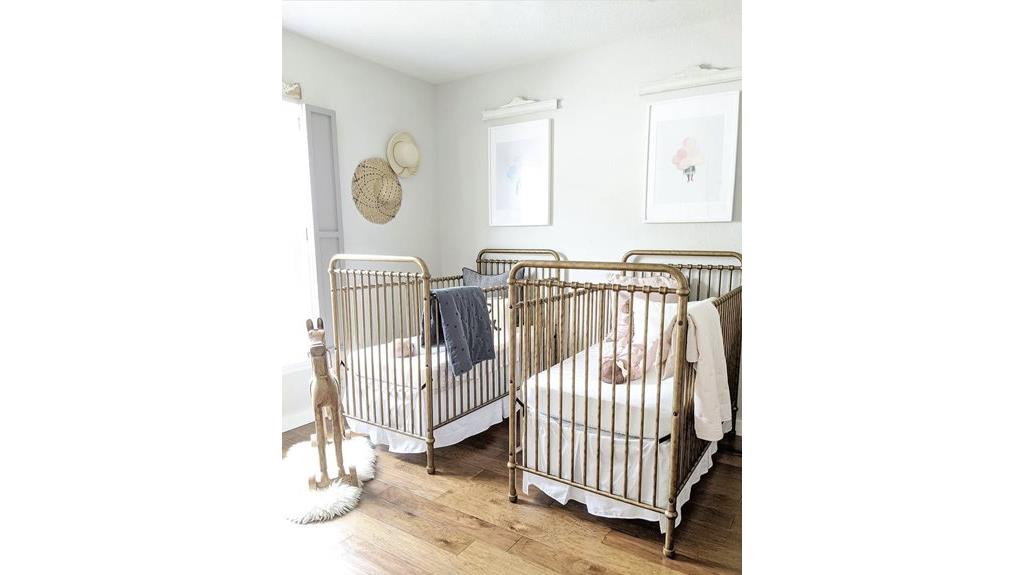 warmth with brass accents