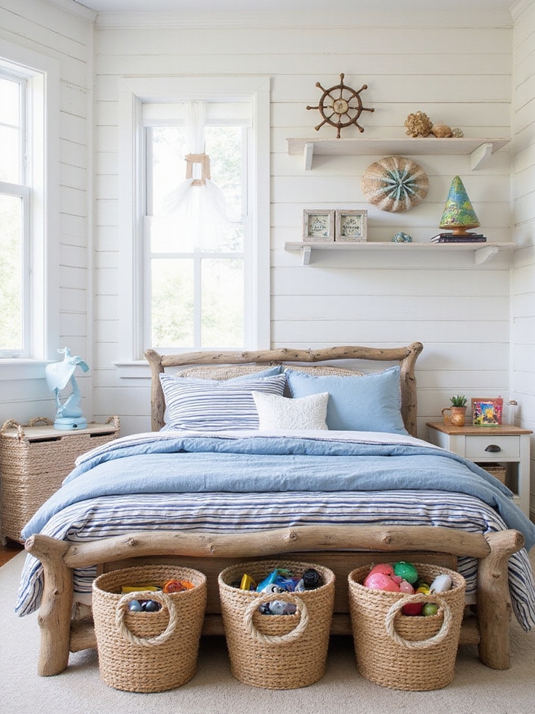 solutions de rangement à thème plage