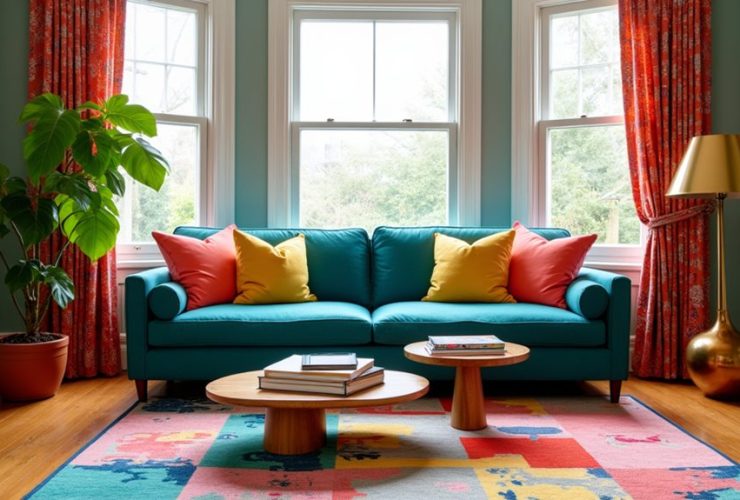 colorful salon design ideas