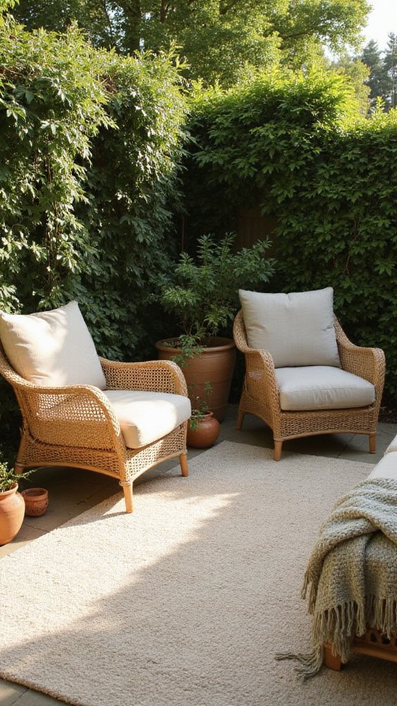 tapis d'extérieur douillet accents