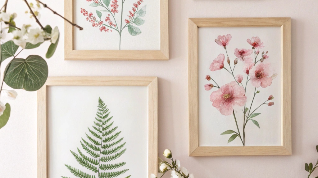 decoration murale printemps