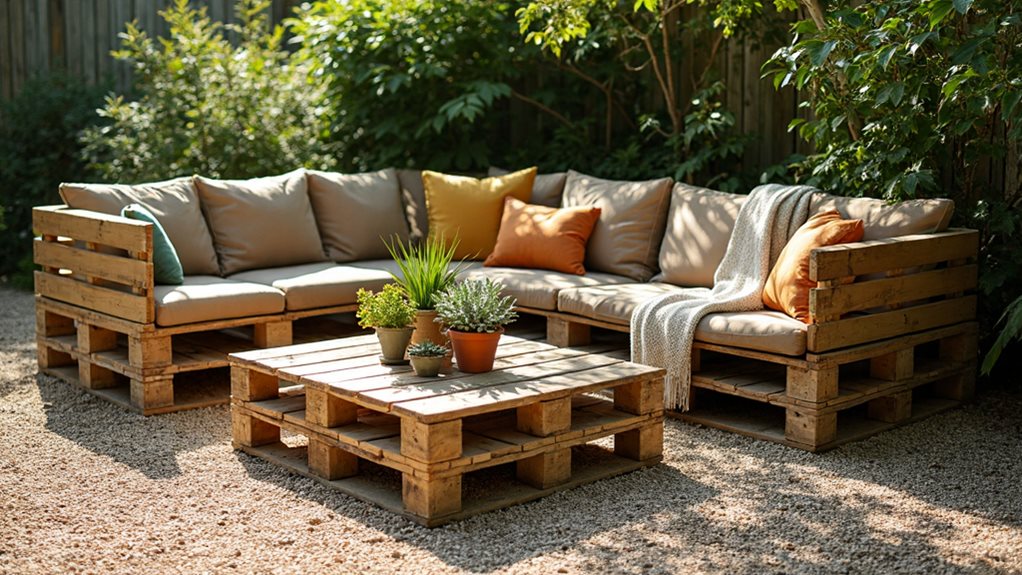 table basse en palette faite maison