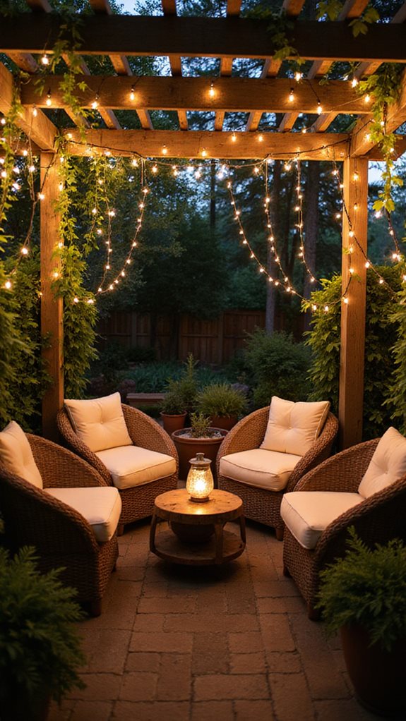 création d'une atmosphère chaleureuse et lumineuse