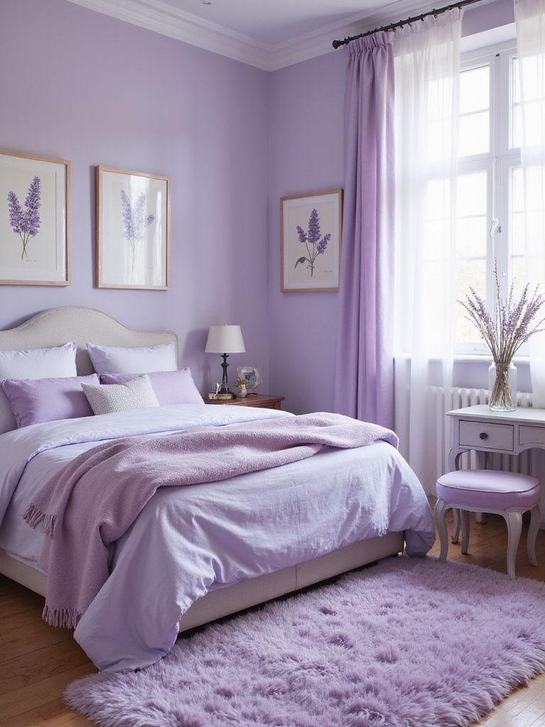 Décorations artistiques sur le thème du lilas