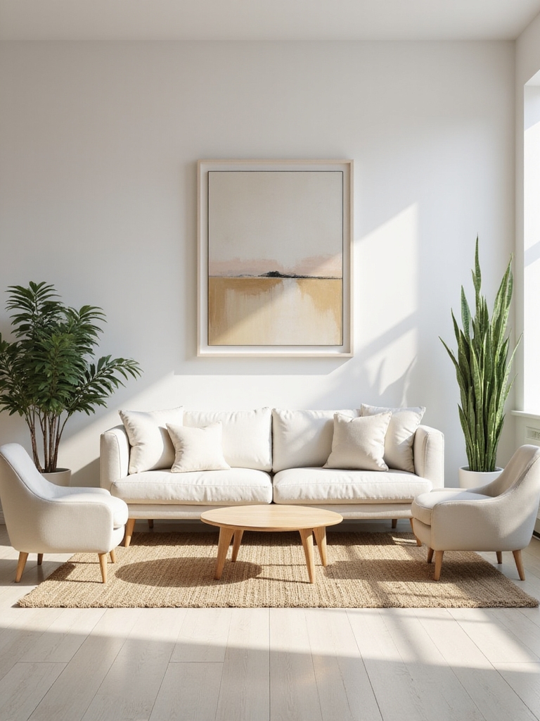 design de point focal minimaliste