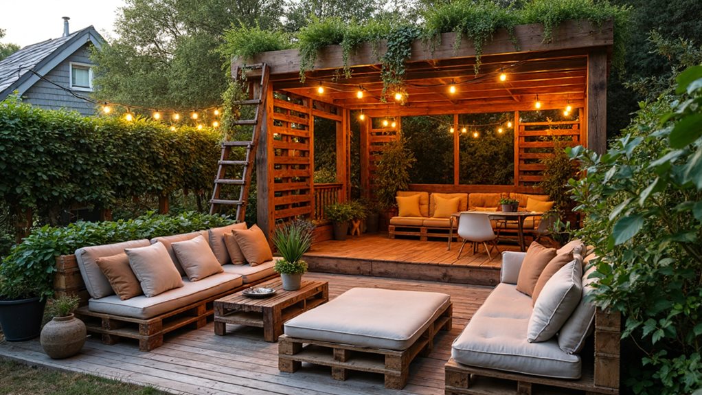 conception de lounge à plusieurs niveaux