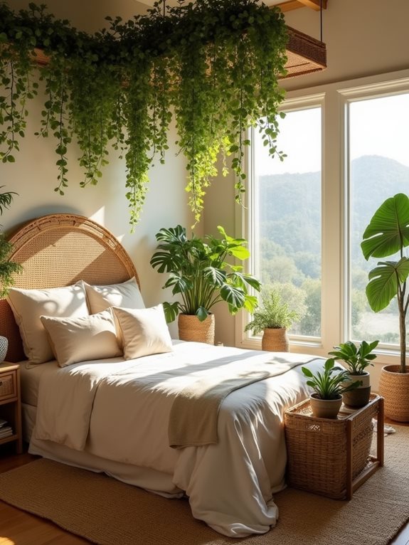 lumière naturelle et plantes