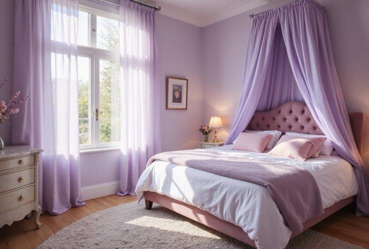 pastel purple bedroom inspirations