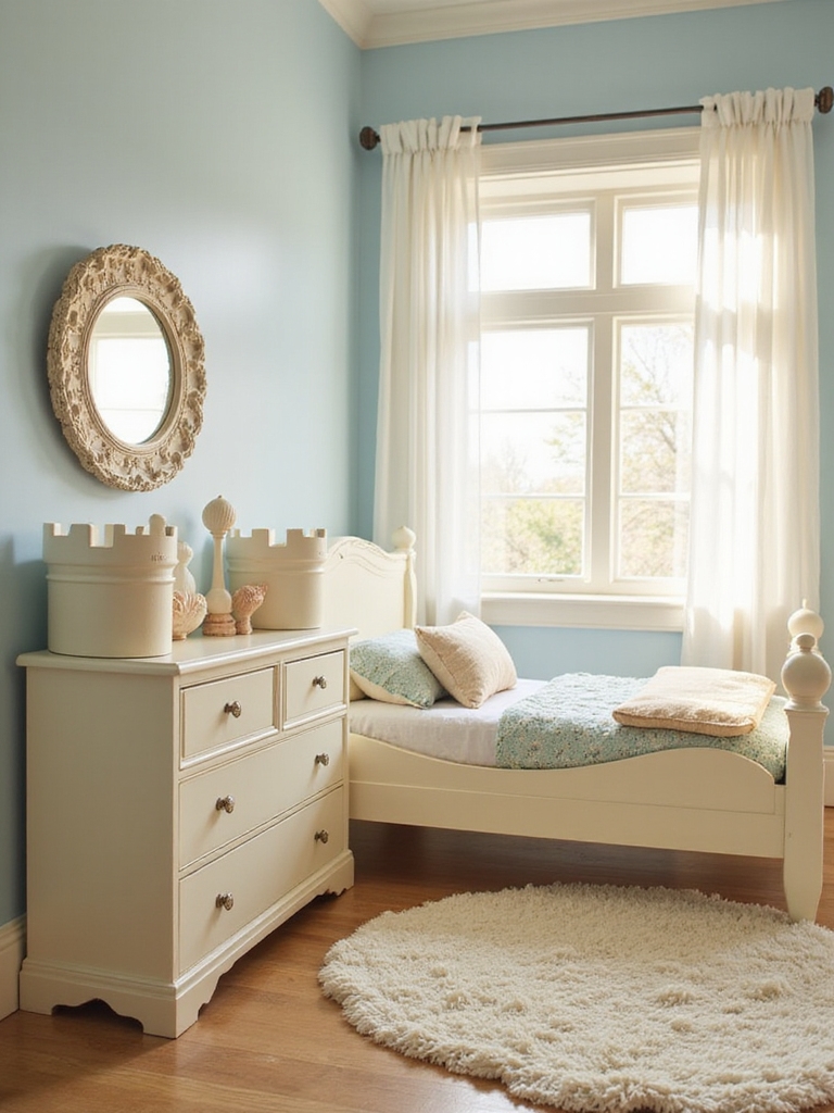 conceptions de meubles sur le thème des châteaux de sable