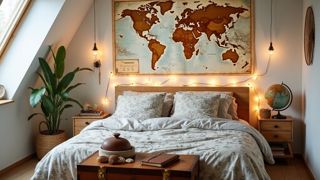 travel themed bedroom inspiration