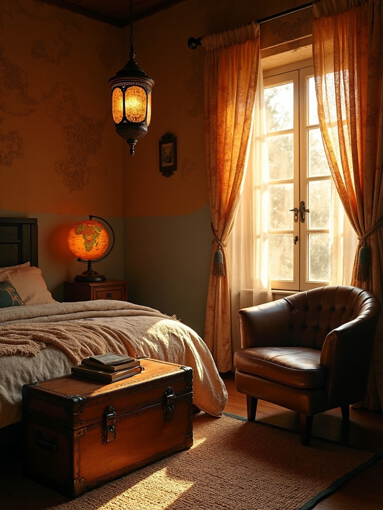 ambiance lumineuse aventureuse et chaleureuse