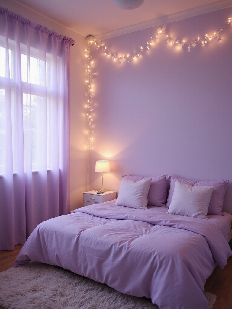 éclairage ambiant doux et chaleureux