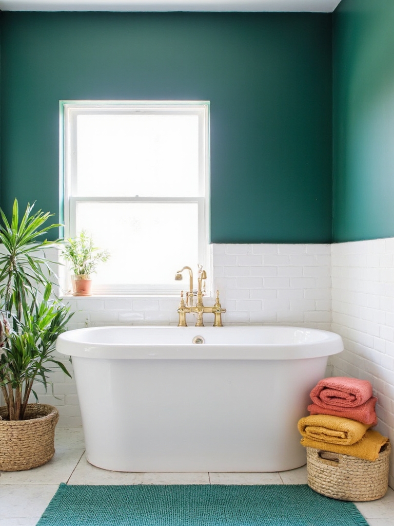 les murs d'accent audacieux créent de l'impact