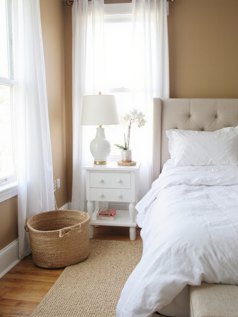 chameau et accents blancs