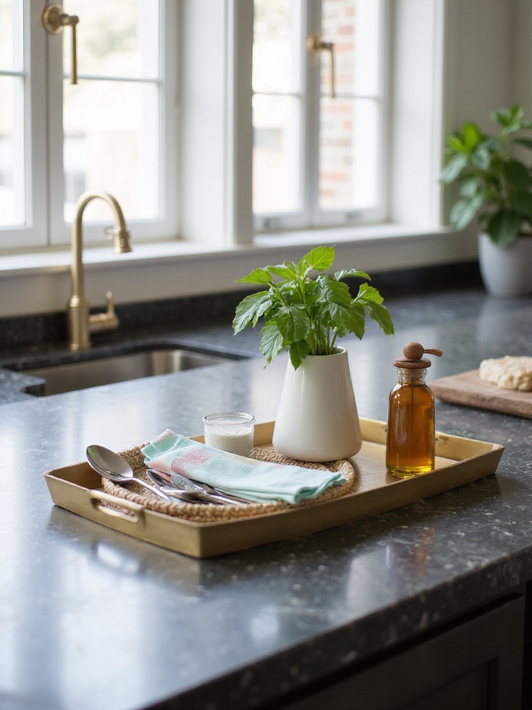 plateaux décoratifs pour l'organisation