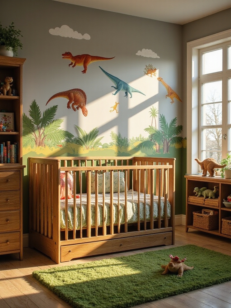 autocollants de dinosaures muraux fresques