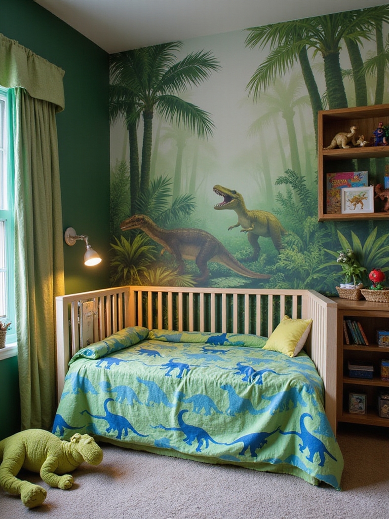 espaces ludiques sur le thème des dinosaures