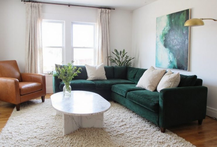 matériaux élégants pour salon