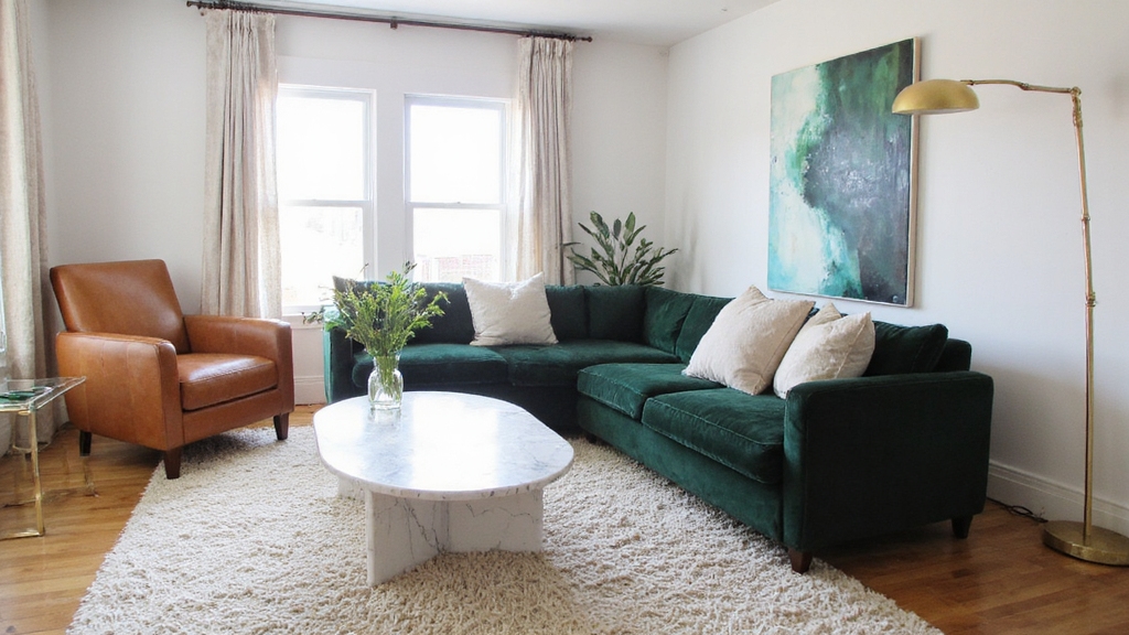 matériaux élégants pour salon