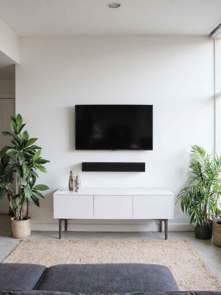 avantages d'un support de télévision flottant