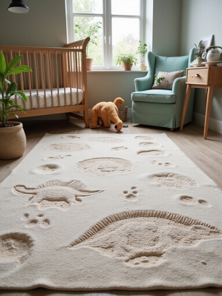 designs de tapis inspirés par les fossiles