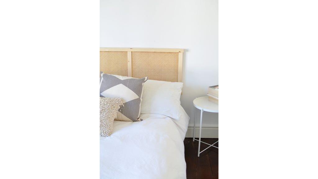 conception de tête de lit en canne d'ivoire