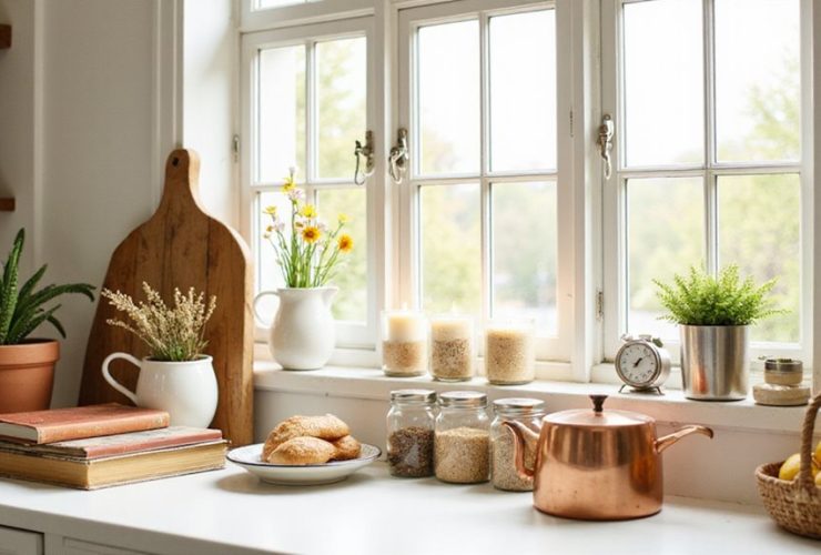 idées de décoration pour plans de travail de cuisine