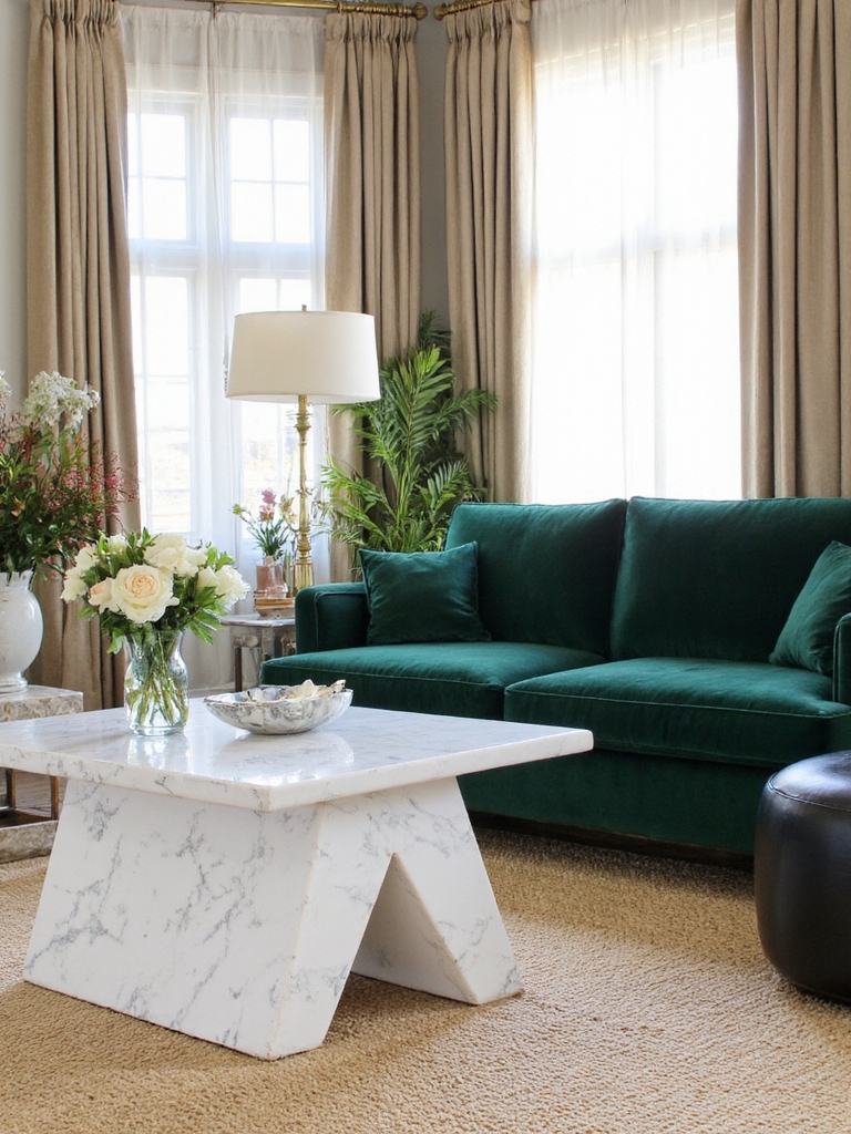 élégance de marbre et de velours