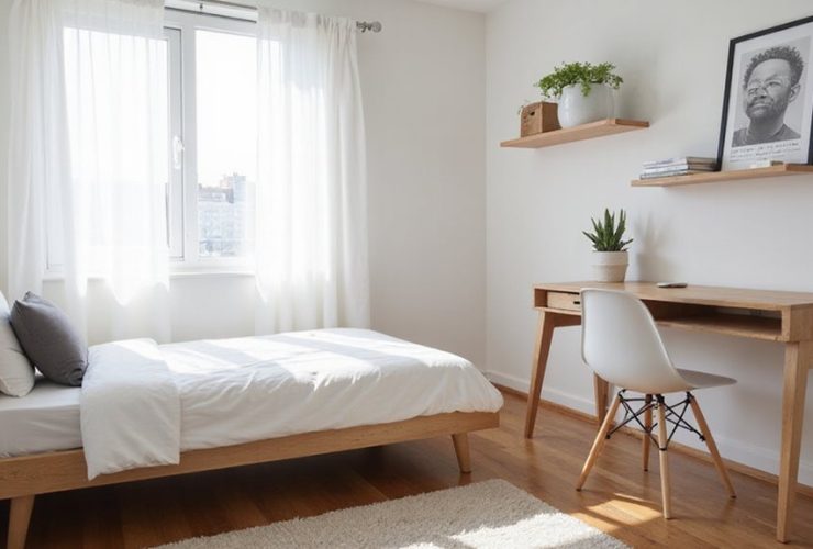 idées de chambre d'ado minimaliste