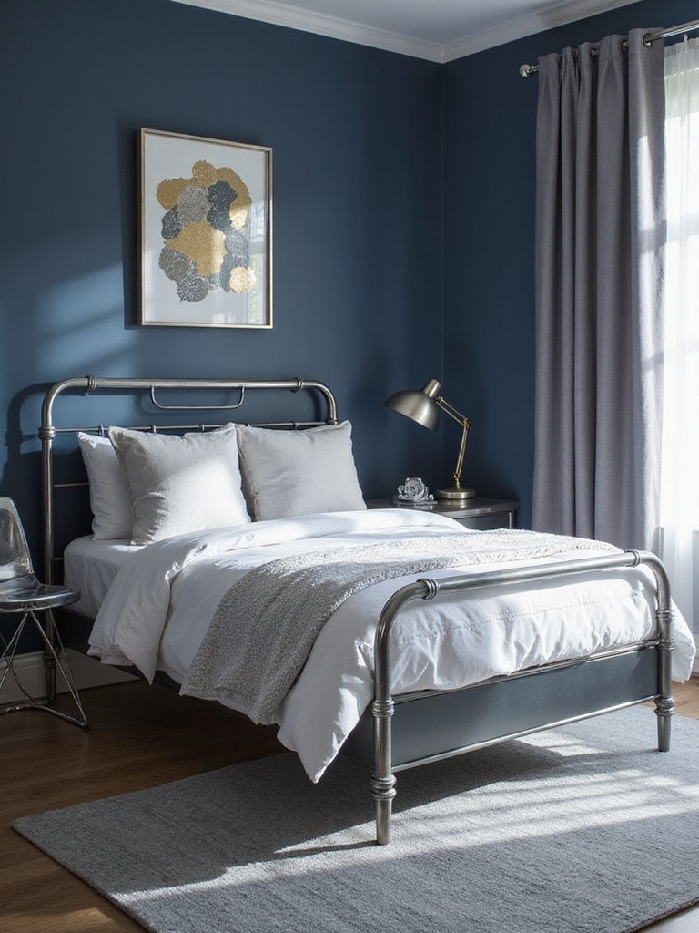 mélanger avec des tons métalliques