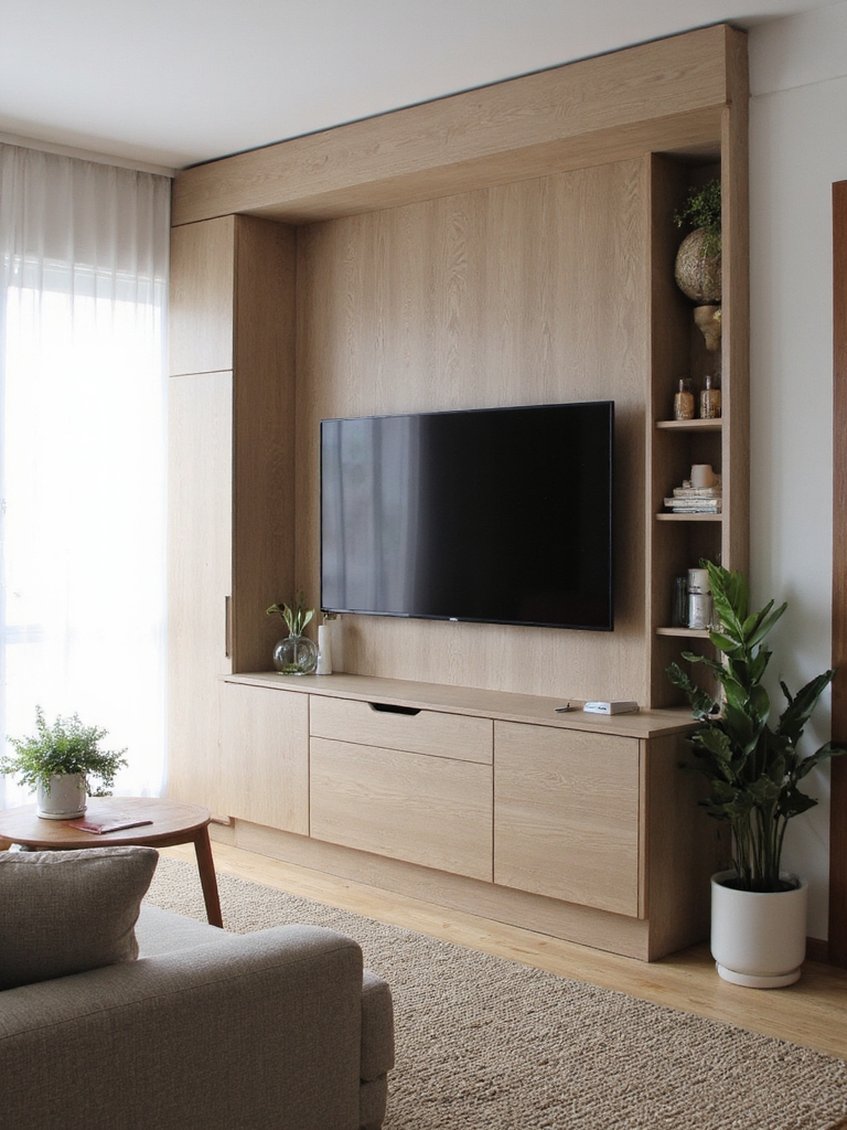 conception de meuble TV multifonctionnel