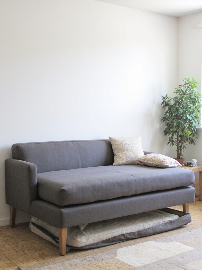 canapés-lits élégants et économes en espace