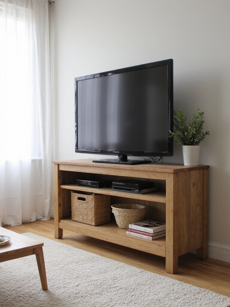 table console élégante télévision