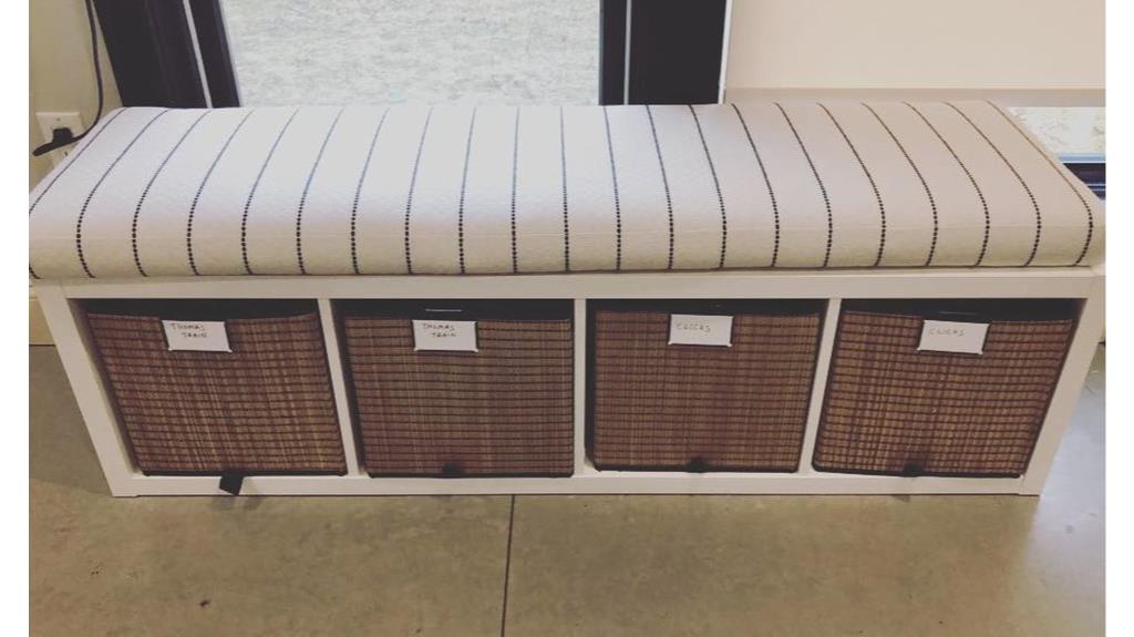 option de rangement sous siège