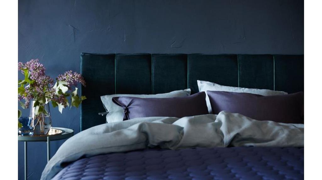 tête de lit en velours pour le luxe