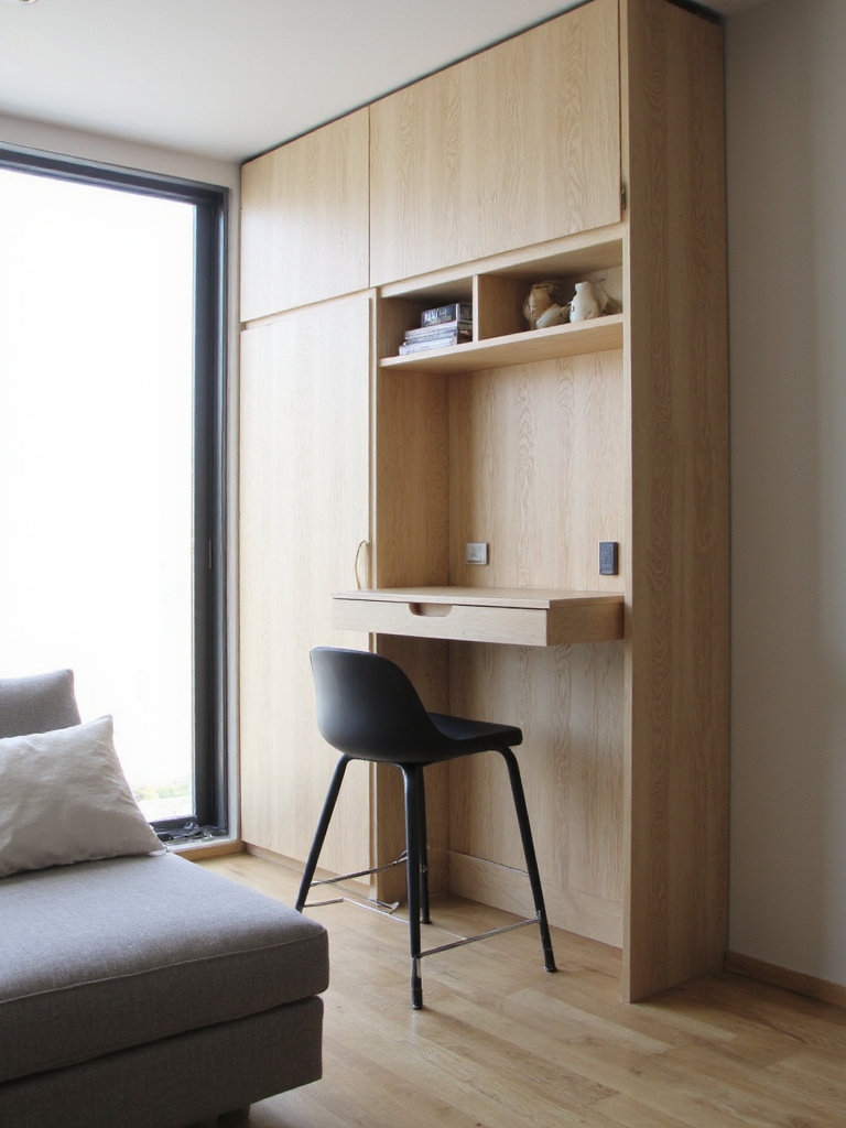 les bureaux muraux optimisent l'espace