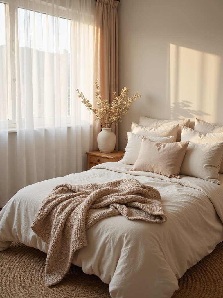 palettes de couleurs chaudes et neutres