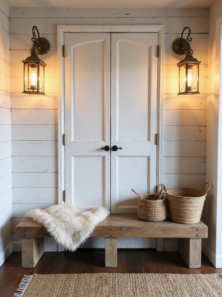 éclairage chaud avec des lanternes