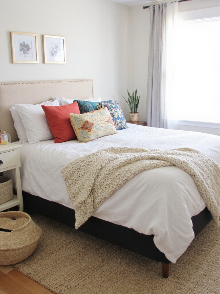 coussinets décoratifs et couvertures abordables