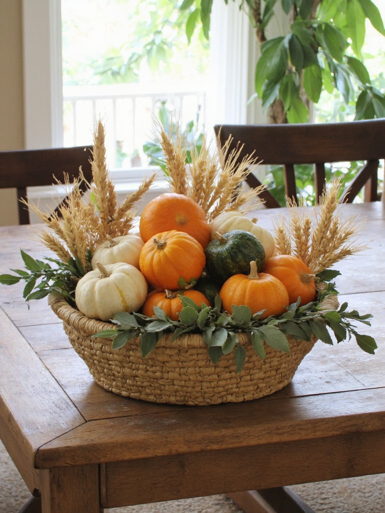 charme automnal avec des courges