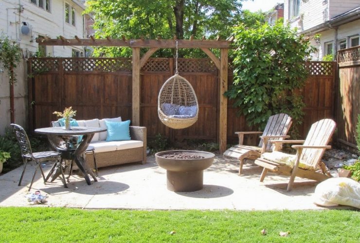 idées de mobilier d'extérieur compact