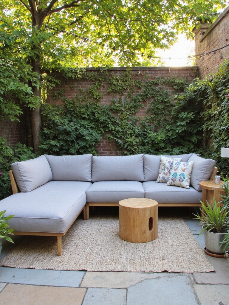 canapés sectionnels compacts pour patio