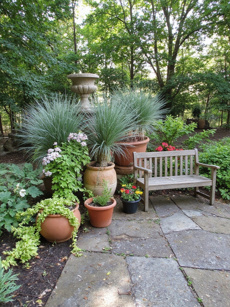 jardins en conteneurs pour la flexibilité