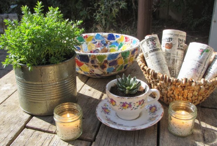 recyclage créatif d'objets