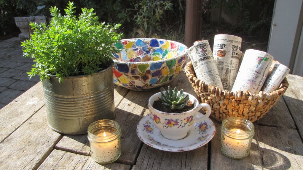 recyclage créatif d'objets