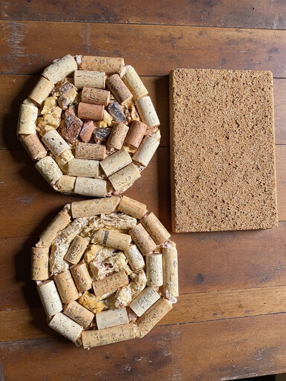 réutilisation créative des bouchons de vin
